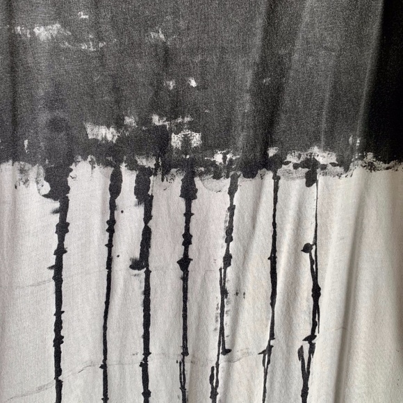 H&M DIVIDED Sleeveless Distressed Painted Design Hi-Lo Dress SIZE US S NWT - Picture 5 of 8